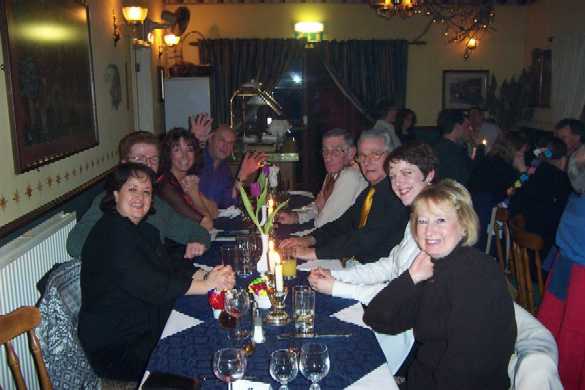 Drayton Players Dinner at 'The Pickwick' Earlham Rd Norwich on 19/01/2002